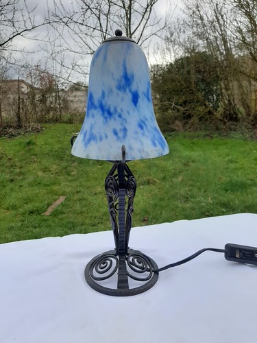 Ancienne lampe champignon - champignon, fer