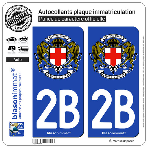 Stickers autocollant plaque - 2,