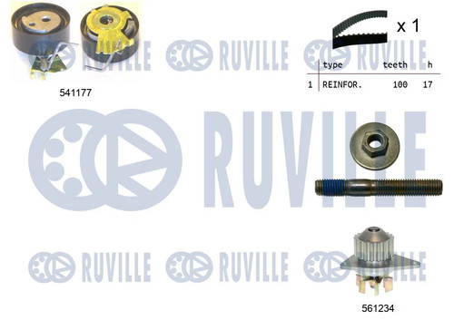 Kit distribution pompe - kit, eau