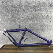 Vintage Trek 9800 OCLV Carbon Mountain Bike Frame 17" USA 90s Bad Cage Bolts 26