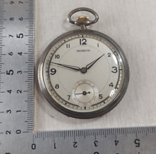 Ancienne montre gousset mécanique chronomètre, Robur Suisse, en argor