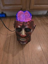Vintage LumiSource "Lobotomy Zombie Head " Plasma Lamp