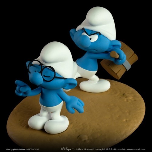Figurine assommant schtroumpf - assommant,