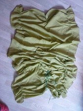 rideau store vert  à froncer