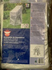 Housse protection TRANSPARENTE pour chaise de jardin relax 110-150x65x65cm 79262