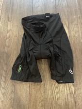Mens  Canari Gel Spandex Black Padded Cycling Shorts Medium