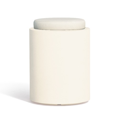 Pouf rond tabouret siège - pouf,