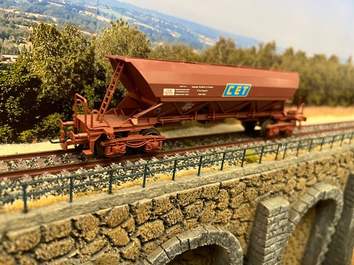Wagon trémie cet - trémie, ho