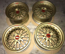 RARE!!! BBS LM F1 (17x9J+20) x 4, F1 Gold,Forged Aluminum 2 Piece Wheel for GT-R