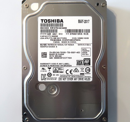 Toshiba dt01aca050 - toshiba,