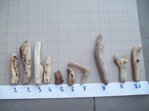 Lot morceaux de bois - de, 10