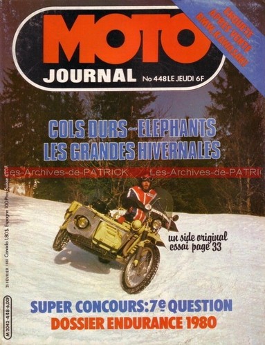 Moto journal 448 suzuki pe - journal,