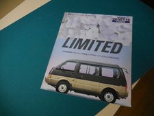Nissan VANETTE COACH Limited Japanese Brochure 1990/05 C22 LD20T-II PanoramaRoof