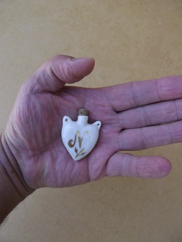 Reliquaire flacon pendentif - , à