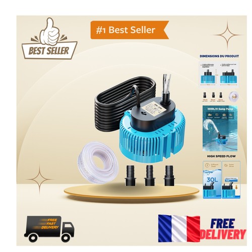 Pompe submersible 75w 3000l - submersible, 75w-3000l/h