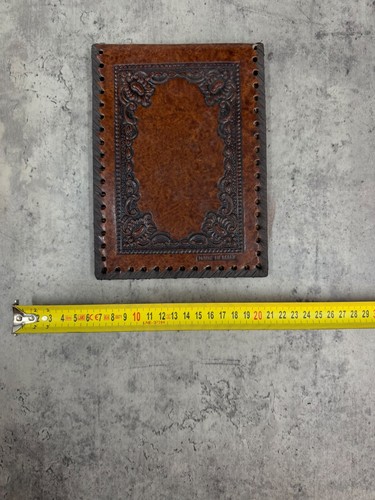 Porte bloc notes ancien - porte-bloc-notes, cuir