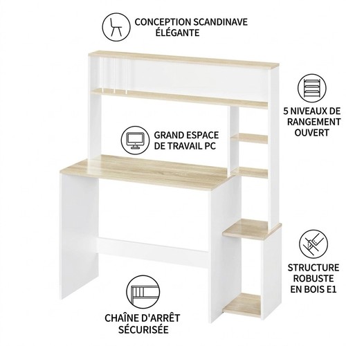 Bureau informatique etagere - informatique,