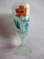 ANCIEN VERRE A LIQUEUR PEINT