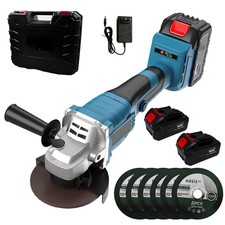 Meuleuse dangle à batterie 21 V, Meuleuse sans fil, Disqueuse sans fil, Meule...