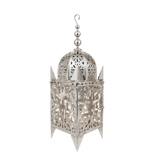 Lanterne marocaine argent - lanterne,