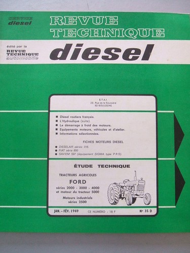 Revue technique tracteur ford - revue,
