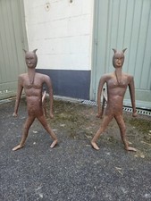 chenet cheminée andiron Evil