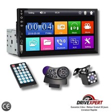 Autoradio 2-DIN 7 Pouces Écran Tactile Bluetooth USB SD FM AUX ISO MP5