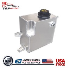 Raw Aluminum Coolant Reservoir Tank For Ford F-350 F250 7.3L V8 Truck 95-97 