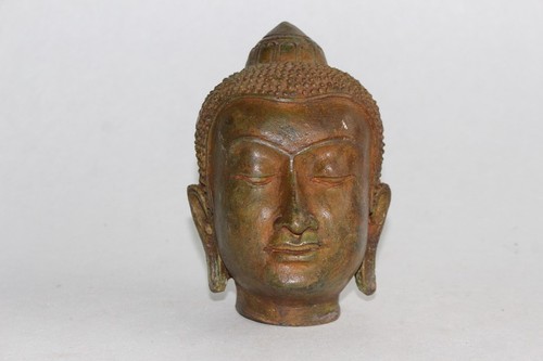 Ancienne tête bouddha - ancienne, de