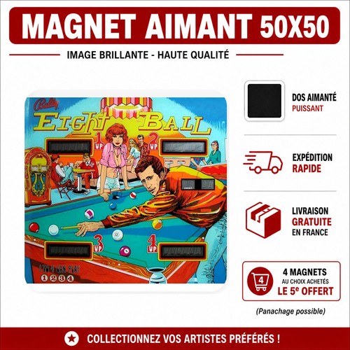 Magnet eight ball - ball, bally