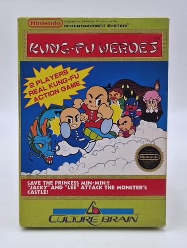 Kung heroes nintendo nes - kung-fu,