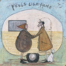 Sam Toft - Feels Like Home - 30 x 30cm Canvas Print Wall Art WDC91667