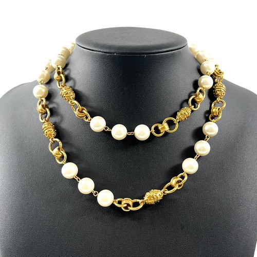 Collier long chanel coco - chanel, cc