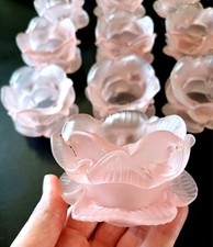 2 TULIPES VERRE  FORME PETALE