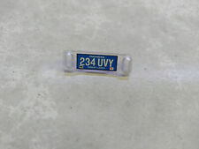 1997 Chevrolet Corvette C5 Z06 1/18 Bburago Rear License Plate