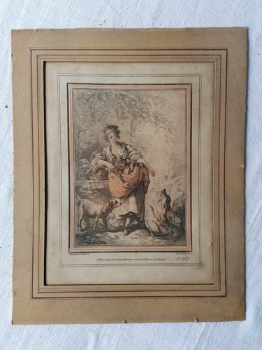 Demarteau gravure imprimée - , en