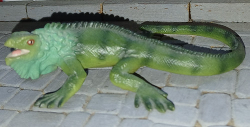 Figurine iguane vert - , amérique