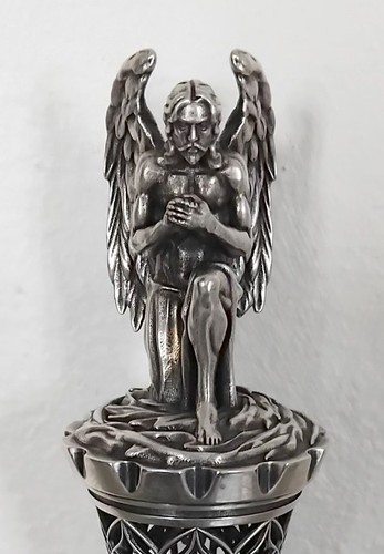 Pommeau canne argent - canne, en