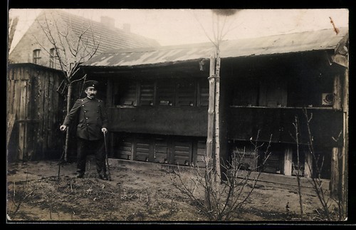 Carte postale photo homme - , en