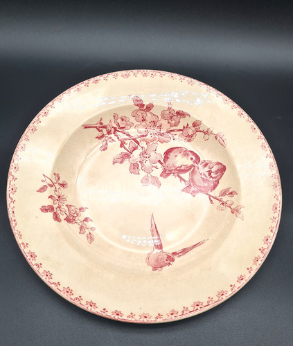 Assiette creuse terre - terre, fer