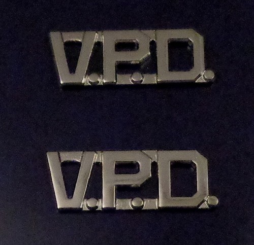 Silver 1 2 letters - v.p.d.,