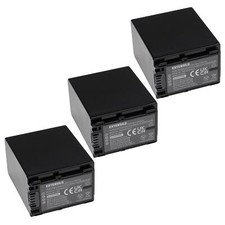3 Batteries pour Sony NEX-VG30 NEX-VG30E NEX-VG30EH NEX-VG30EB 3090mAh 7,4V