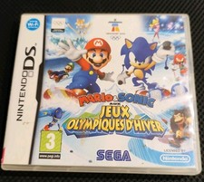 MARIO & SONIC  aux jeux olympiques d'hiver NINTENDO DS Boite+cartouche
