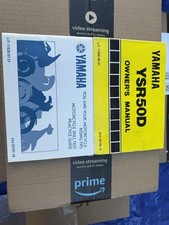 Yamaha YSR50D YSR50 YSR Owners Manual Original And Yamaha  Tip Manual