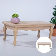 1:12 en bois longue table à