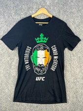 UFC Mens Cotton Graphic T-Shirt M Black Conor McGregor Retro Streetwear