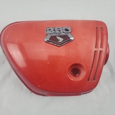 OEM Early Honda CB350 Right Side Cover Sidecover Panel Small Emblem Red CL350