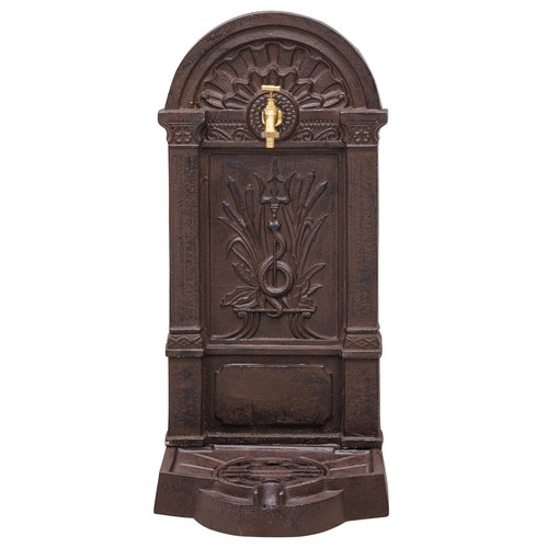 Fontaine murale sur pied - , fer