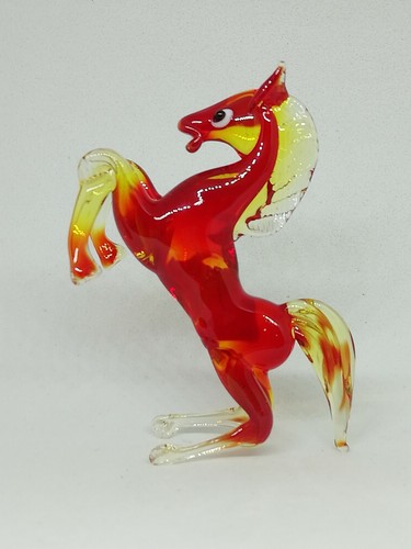 Statuette cheval verre - , murano