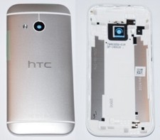 Original htc One Mini 2 M5 Coque Arrière Touches NFC Glacier Argent
